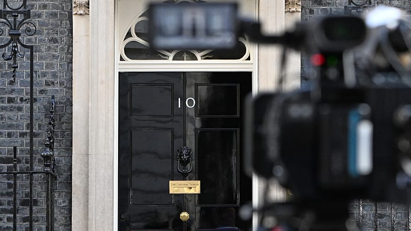 10 Downing Street, the official residence of the UK Prime Minister, as Andy Burnham prepares to take office