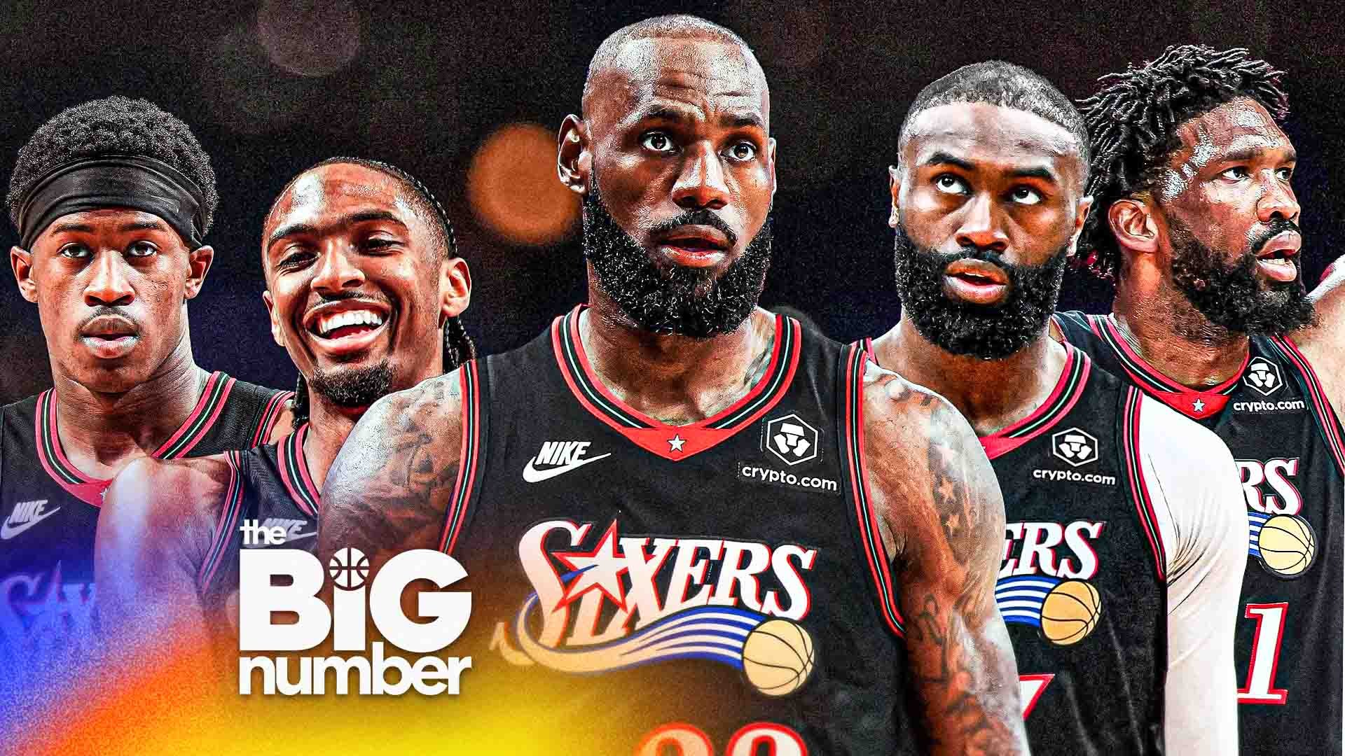 Philadelphia 76ers championship celebration image marking the team's odds surge after LeBron James signing