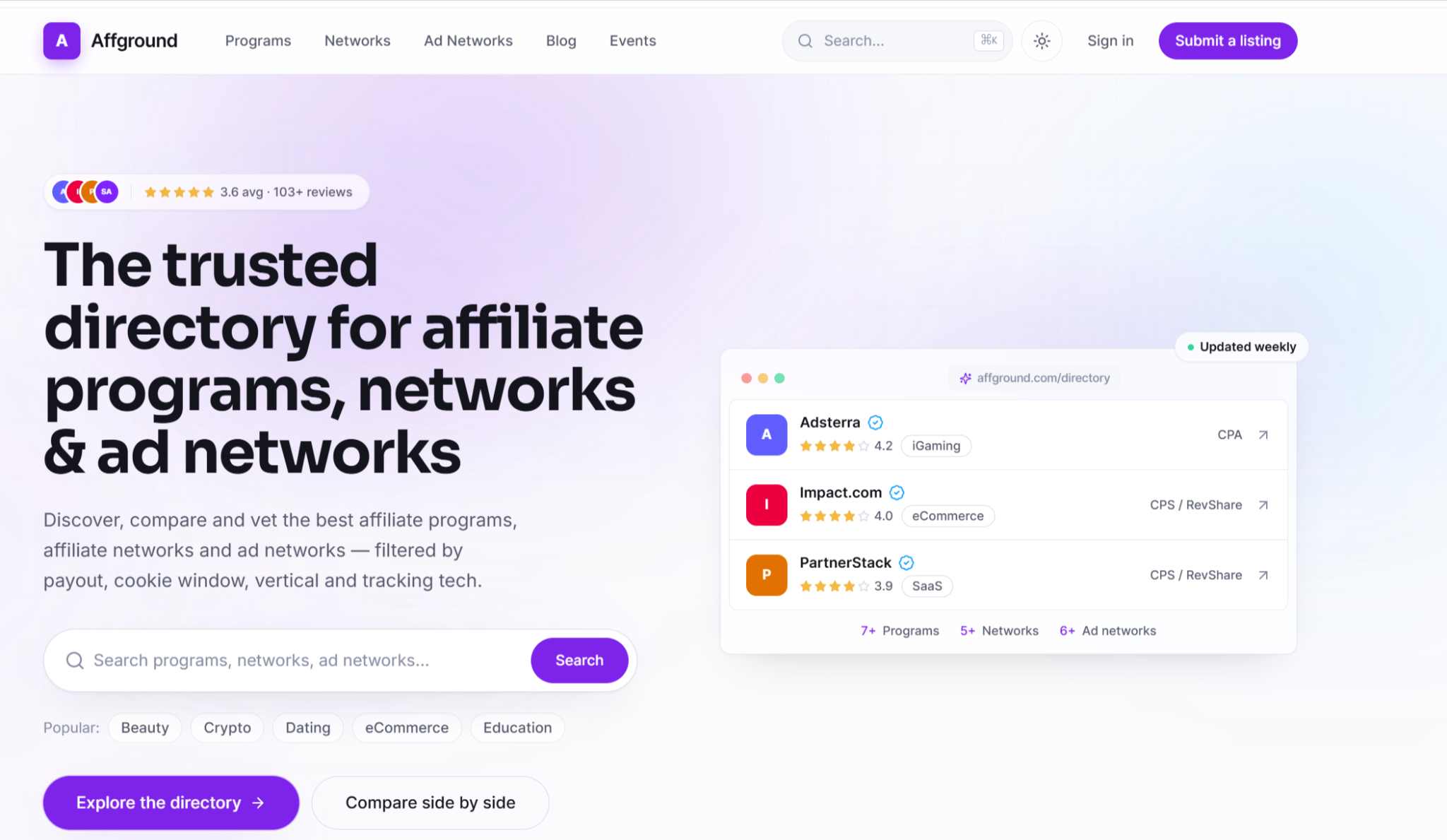 Affground Launches as a Trusted Directory for Affiliate Programs, Affiliate Networks, and Ad Networks