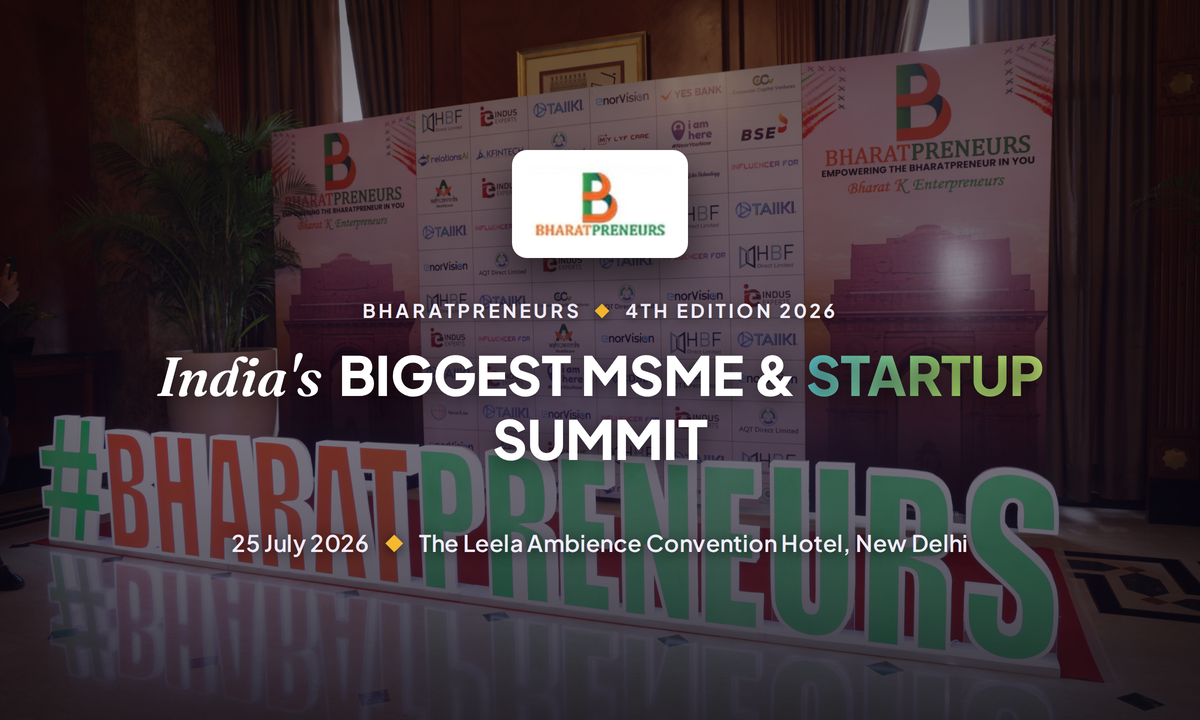*BharatPreneurs MSME Conference 2026 Set to Bring Together India's Most Promising Founders, Investors, and Business Leaders*