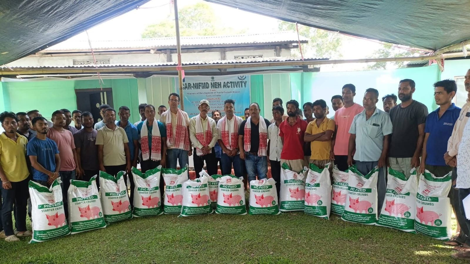 College of Veterinary Science, Khanapara Conducts Pig Farming Awareness Programme in Darrang, Supports 50 Farmers