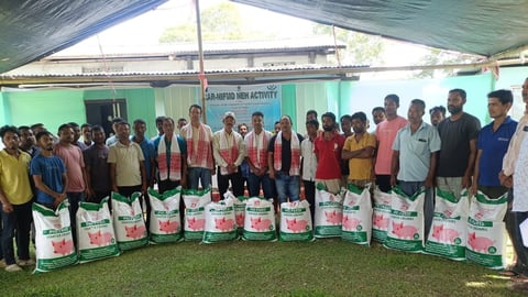 College of Veterinary Science, Khanapara Conducts Pig Farming Awareness Programme in Darrang, Supports 50 Farmers