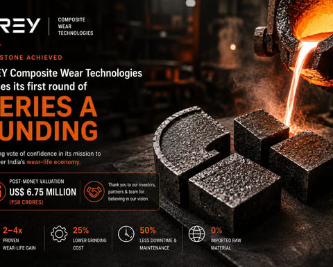 From Foundry To Funded: How GREY Composite Wear Technologies Reached A ₹58 Crore Valuation In Seven Months