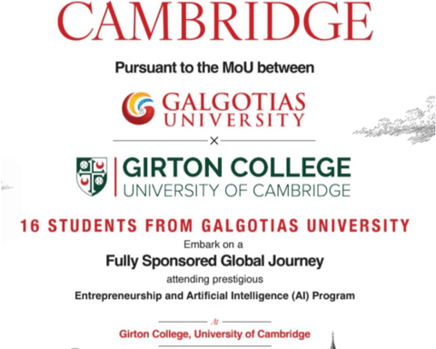 From Galgotias to Cambridge: 16 Galgotians Selected for Prestigious AI and Entrepreneurship Summer Programme at Girton College, University of Cambridge