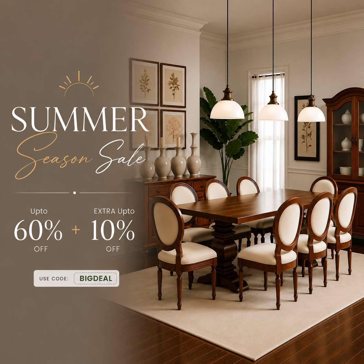 Furnweave Rolls Out Biggest Furniture Sale Yet with Summer Sale, Offering Up to 60 percent Off on Handcrafted Solid Wood Furniture Across India