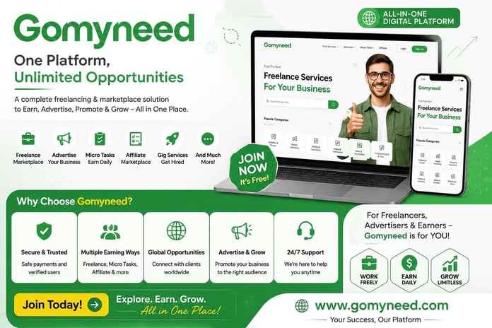GoMyNeed Strengthens the Global Freelance Economy by Connecting Businesses with Skilled Digital Professionals