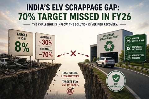 India's ELV Scrappage Shortfall: Why Automakers Missed FY26 Targets and What the ELV Rules 2026 Amendment Means for the Industry