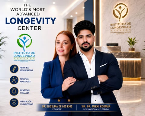 Mikki Koomar Featured Across Mexican Malls for a Global Longevity Initiative as the Global Ambassador Advancing Longevity Innovation Alongside Dr. Eliselma De los Rios in Mexico.