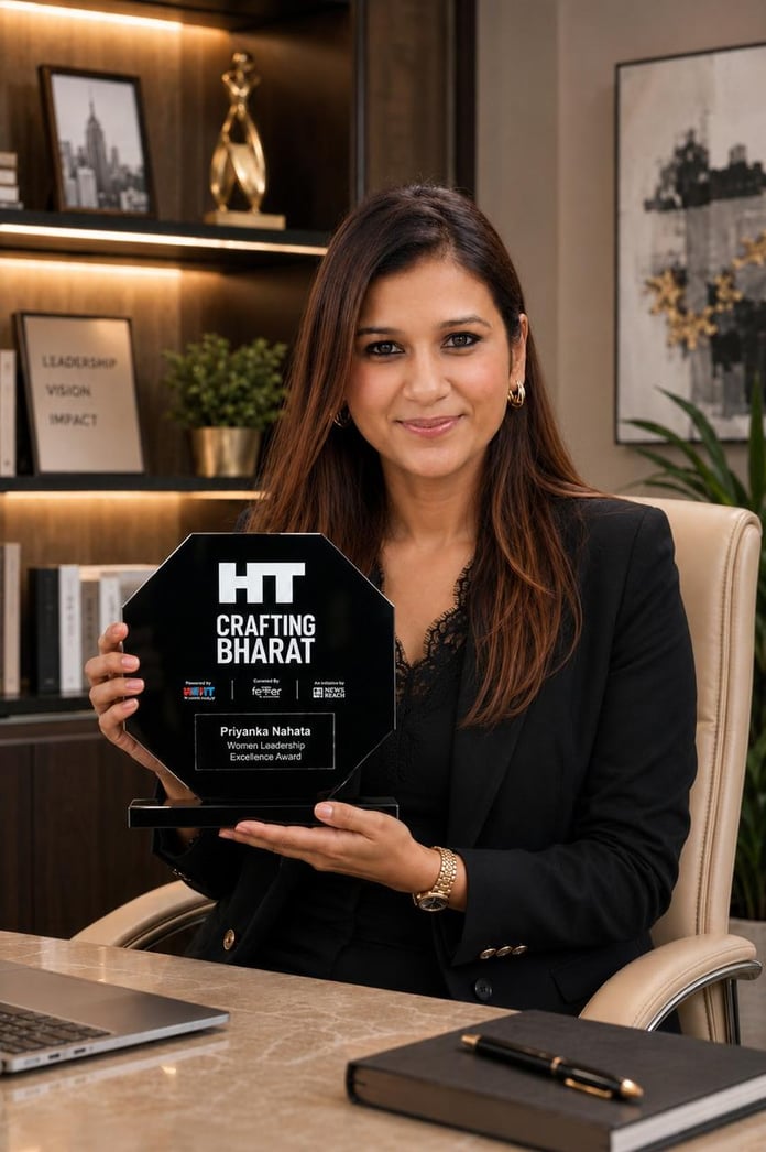 Priyanka Nahata Honoured with Women Leadership Excellence Award at HT Media Presents Crafting Bharat Business Conclave & Awards 2026