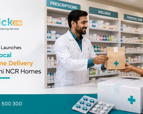 QuickLife Launches Hyperlocal Medicine Delivery for Delhi NCR Homes