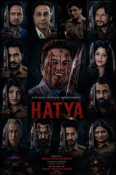 STAR DUST CREATIONS ENTERTAINMENT ANNOUNCES ITS UPCOMING CRIME THRILLER WEB SERIES "HATYA"