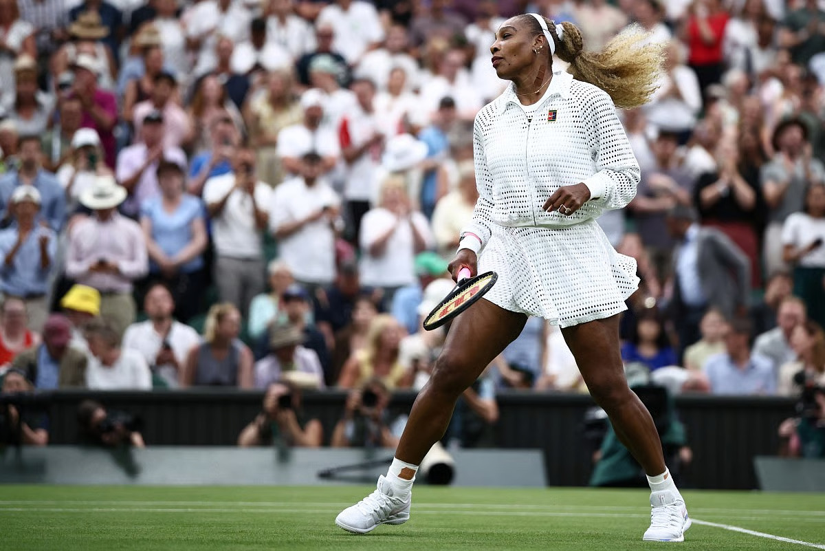 Serena Williams returns to Wimbledon 2026 Centre Court first round singles Maya Joint