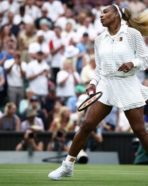 Serena Williams returns to Wimbledon 2026 Centre Court first round singles Maya Joint