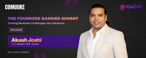 TEDx Speaker Akash Joshi to Address Entrepreneurs at The Founders Barrier Summit Organised by Communex