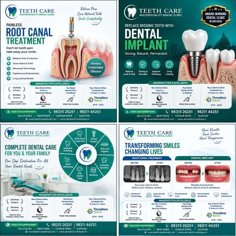 Teeth Care Multispeciality Dental Clinic Sets a New Standards for Dental Implants & Root Canal Treatment in Kolkata