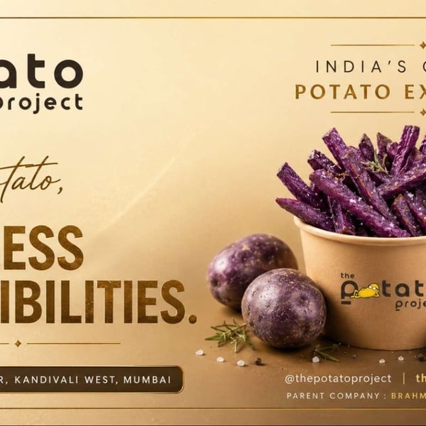 The Potato Project to Launch India's First Gourmet Potato Experience on 31 July 2026 Mumbai to welcome a first-of-its-kind premium potato QSR featuring Purple Potato innovations and a research-led culinary experience.