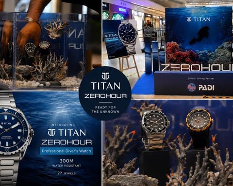 Titan Unveils Zero Hour Diver’s Collection at Zimson, Forum Mall Kochi  Setting New Standards in Sports Watch Innovation