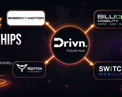 Top EV Partnerships in India Powering Drivn’s Electric Mobility and EV Fleet Solutions