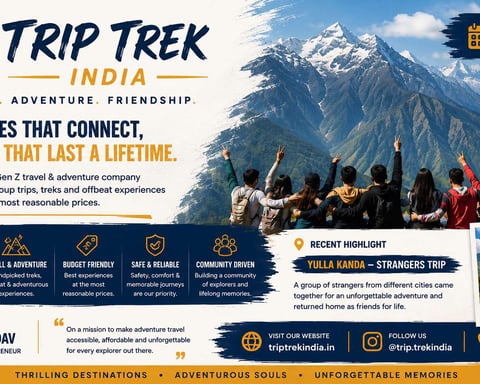 Trip Trek India is Redefining Adventure Travel for Gen Z by Turning Strangers into Lifelong Friends