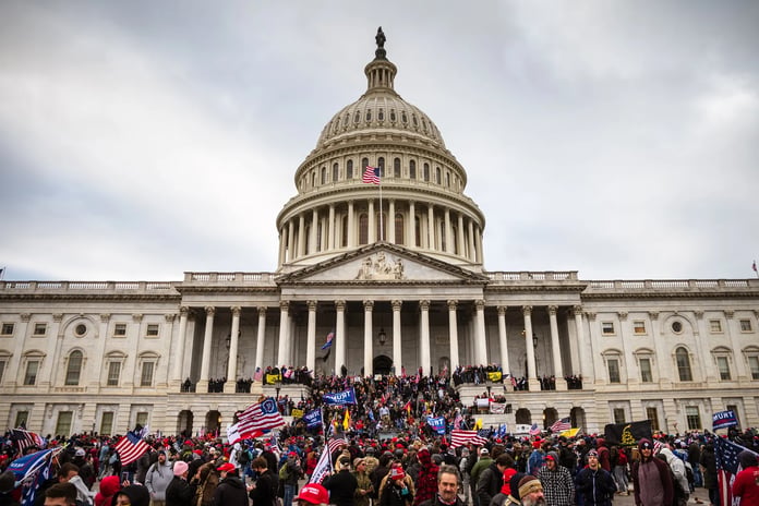 The United States Capitol building viewed from the west, where House committees grilled Attorney General Pam Bondi over the DOJ's handling of the Epstein files