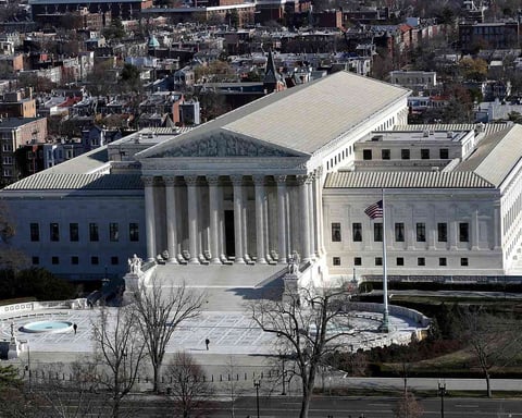 US Supreme Court building in Washington DC where the 6-3 birthright citizenship ruling was issued
