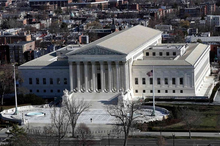 US Supreme Court building in Washington DC where the 6-3 birthright citizenship ruling was issued