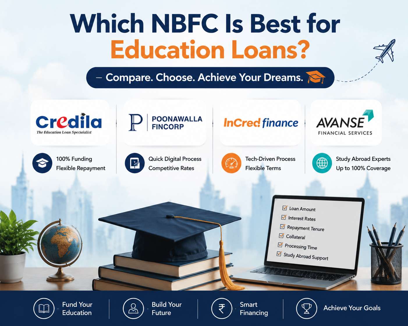 Which NBFC Is Best for Education Loans, and What Should Students Compare