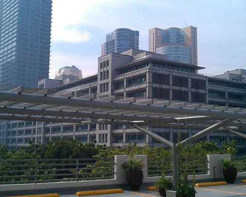 Asian Development Bank headquarters building in Mandaluyong Philippines