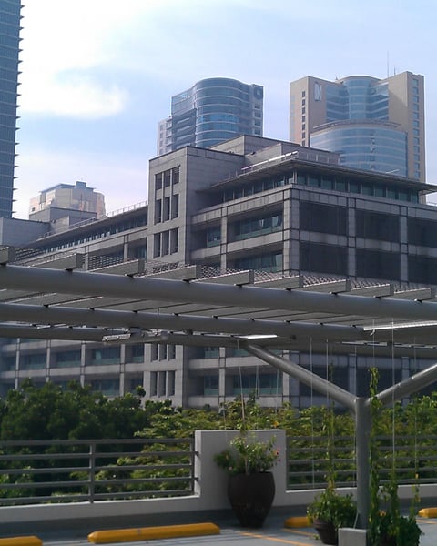 Asian Development Bank headquarters building in Mandaluyong Philippines