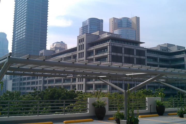 Asian Development Bank headquarters building in Mandaluyong Philippines