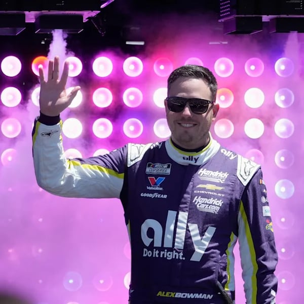 Alex Bowman drives the No. 48 Chevrolet at Sonoma Raceway during the NASCAR Cup Series race on June 28 2026