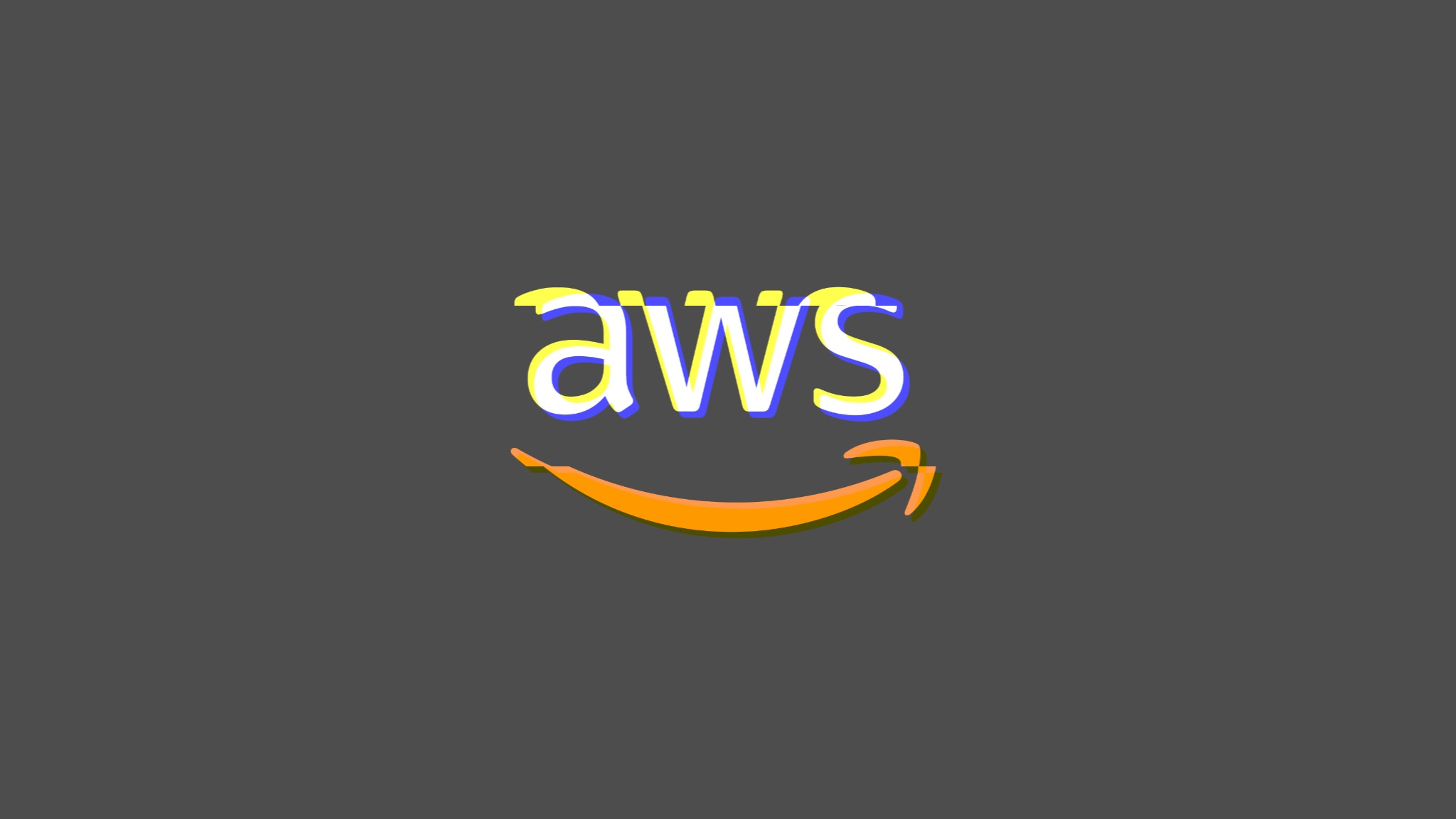 Amazon AWS logo with glitch effect representing billing computation bug