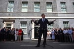 Andy Burnham arrives at 10 Downing Street as the new UK Prime Minister on July 20 2026