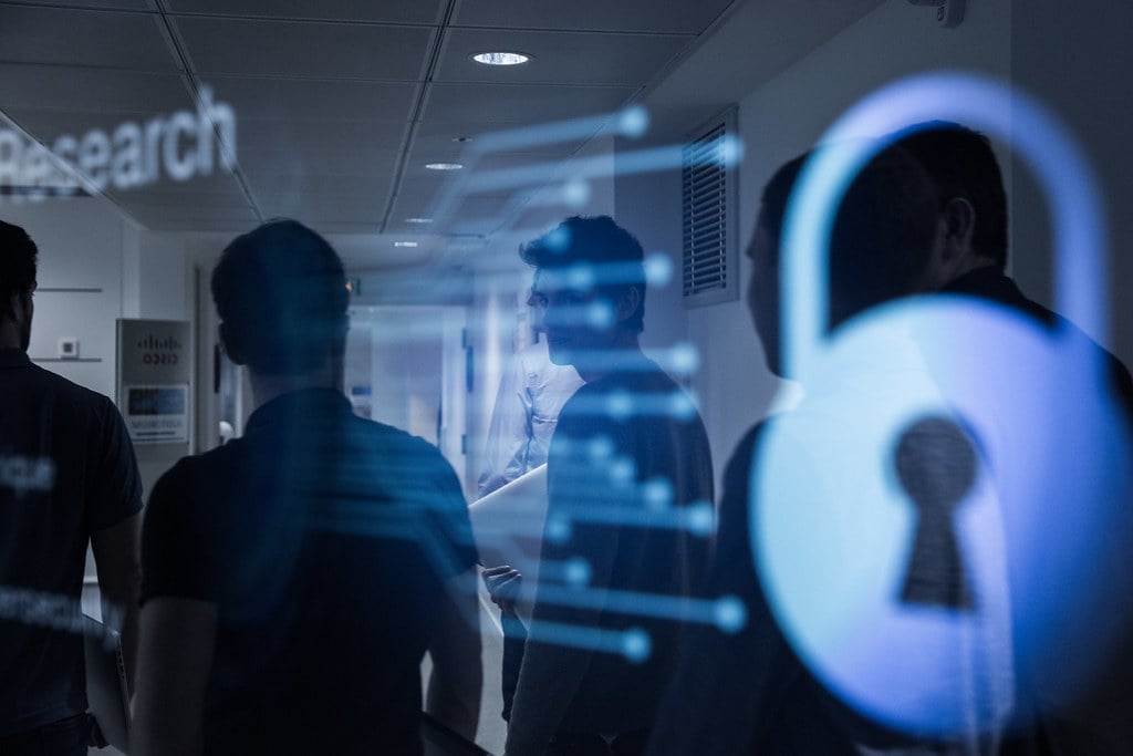 Computing research lab used for AI and cybersecurity evaluation testing