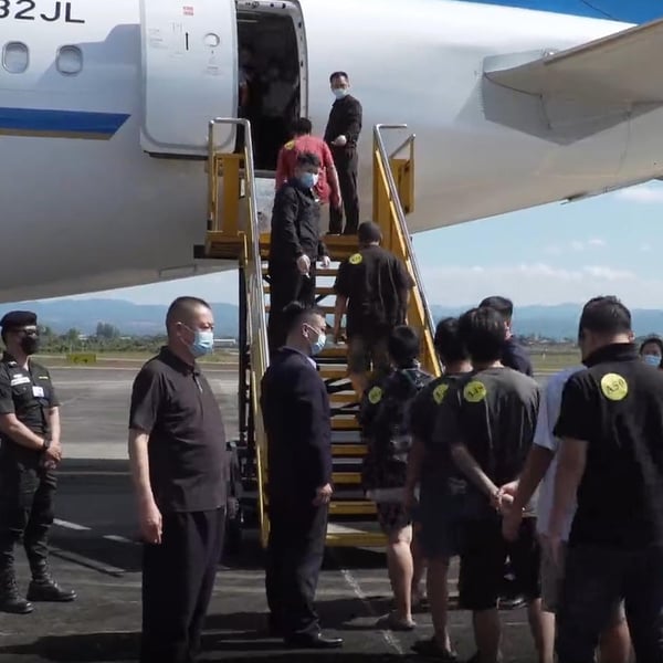 Suspects extradited to China in joint operation targeting online gambling fraud syndicates