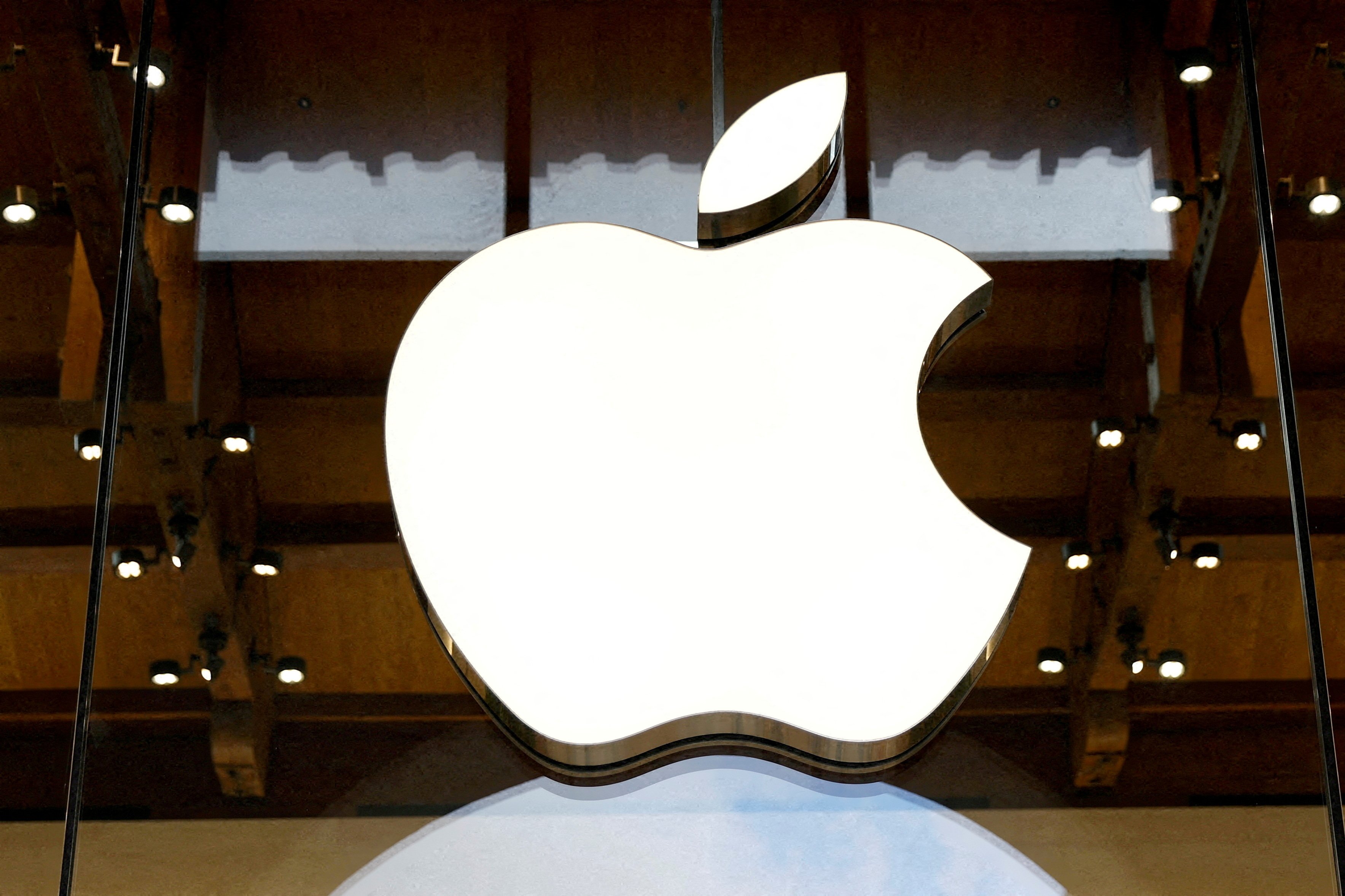 Apple retail store in Paris as Apple reclaims world's most valuable company title from Nvidia