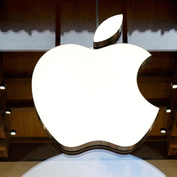 Apple retail store in Paris as Apple reclaims world's most valuable company title from Nvidia