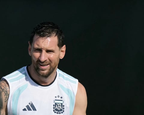 Argentina players during training session before World Cup 2026 match against Cape Verde