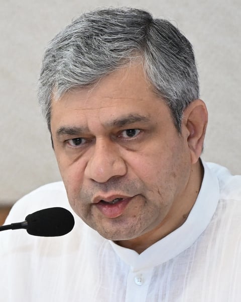 Ashwini Vaishnaw, India's Minister of Electronics and Information Technology, whose ministry issued the notice to Meta
