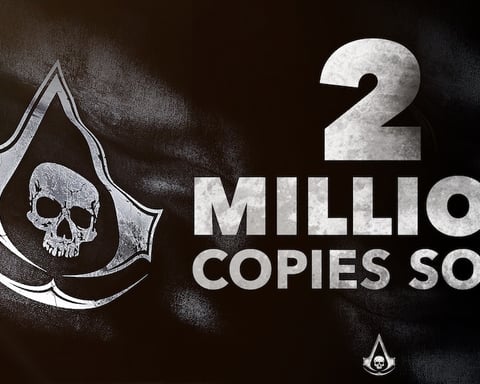 Assassin's Creed Black Flag Resynced launch milestone reaching 2 million copies sold on day one
