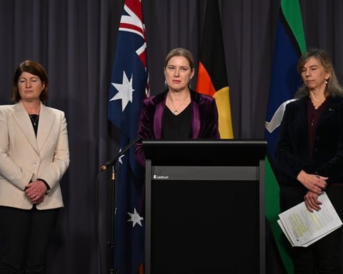 Australia Agriculture Minister Julie Collins at press conference on H5N1 bird flu HPAI designation