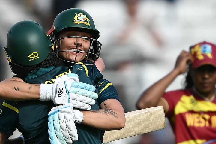 Australia cricket team celebrates at the ICC T20 World Cup 2026