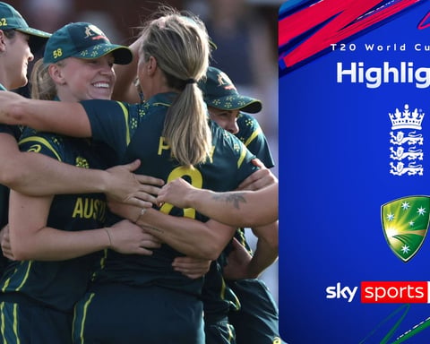 Australia players celebrate winning the Women's T20 World Cup 2026 at Lord's Cricket Ground