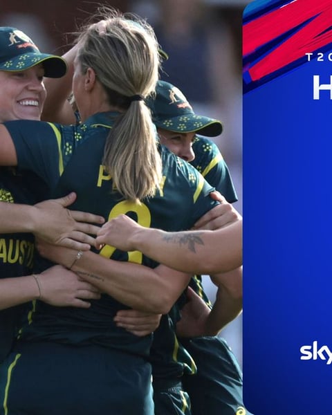 Australia players celebrate winning the Women's T20 World Cup 2026 at Lord's Cricket Ground