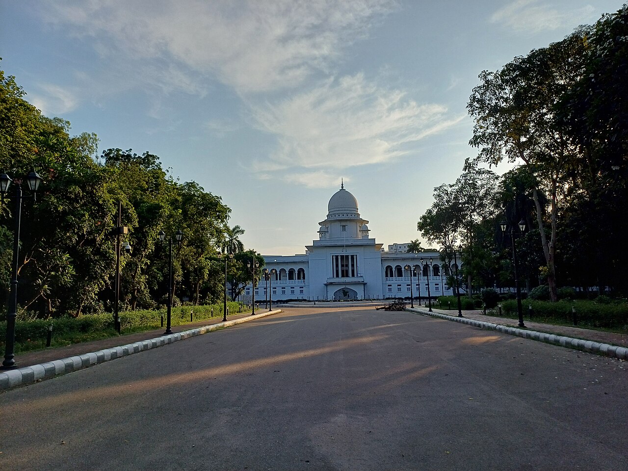 Bangladesh Supreme Court building in Dhaka, where absentia trial proceedings have been conducted