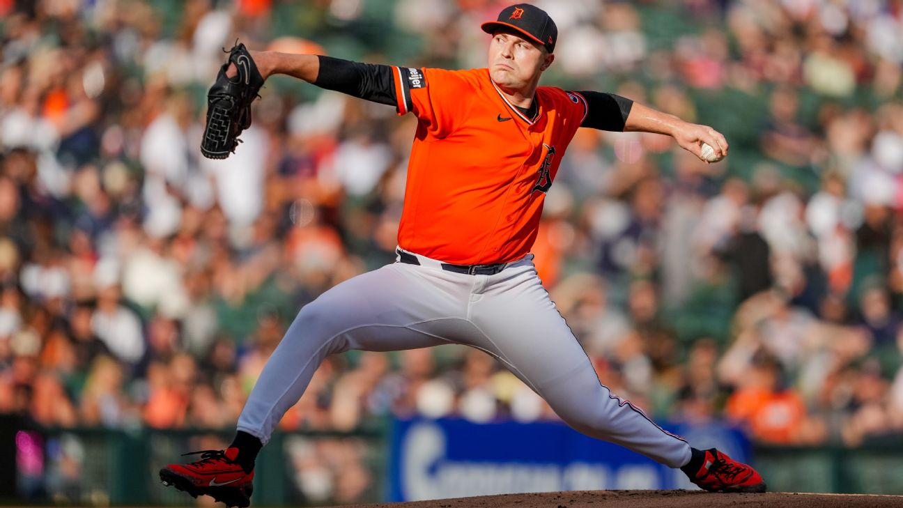 Baseball pitcher on the mound during a major league game