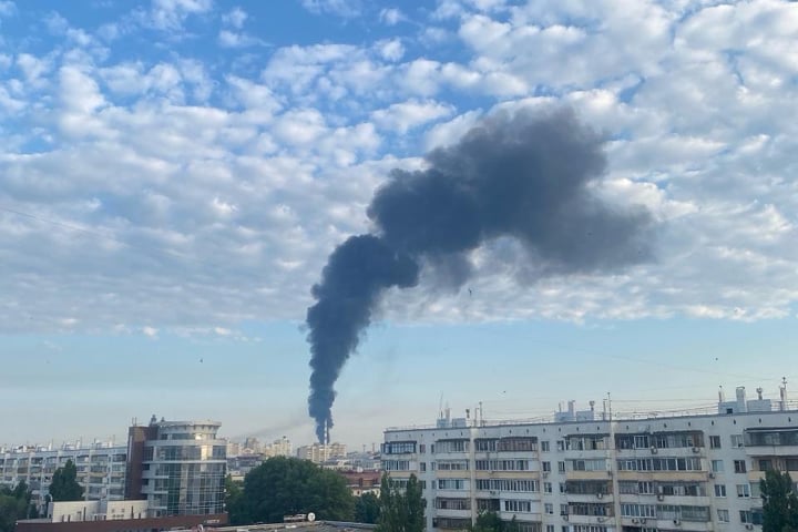 Damage at the Belgorod Energomash power plant in Russia following a Ukrainian strike July 2026