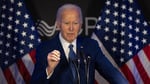 Former President Joe Biden photographed during his time in office
