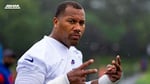 Buffalo Bills players practice at St. John Fisher University during 2026 training camp