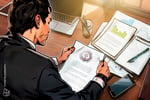 Documents and office setting representing Binance US CFTC license application for prediction markets